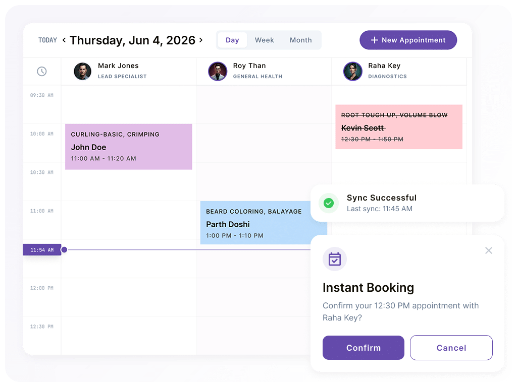 Real Time Appointment Scheduling 2