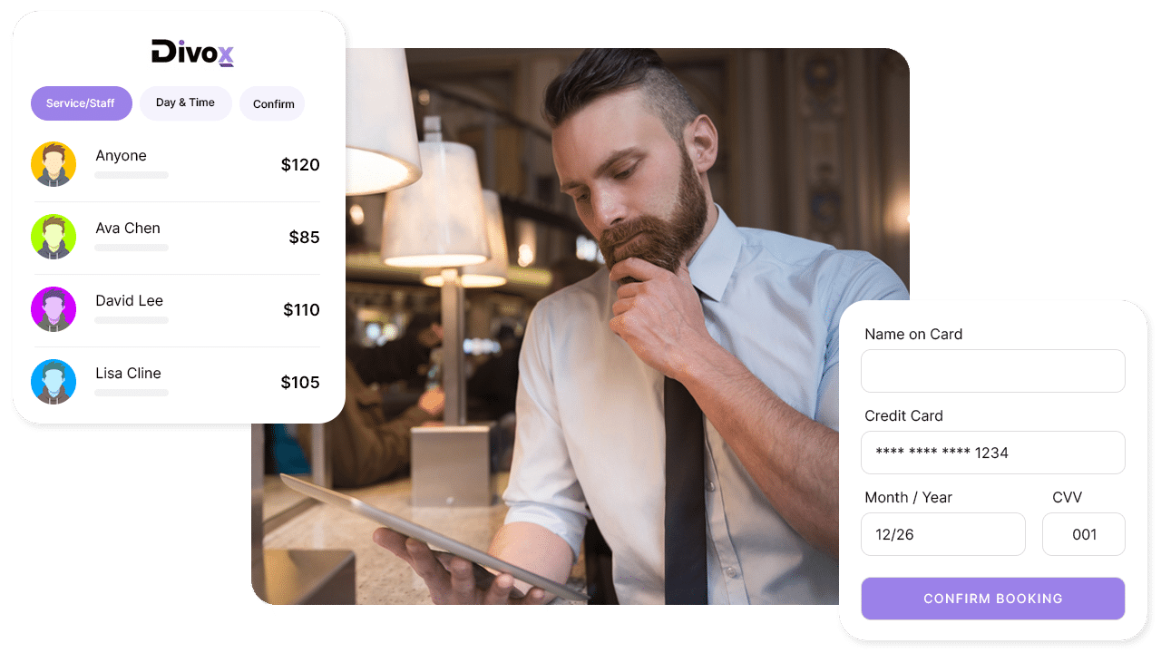 Salon online booking software for appointment scheduling