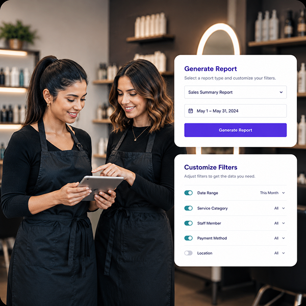 Customizable Reports Filters