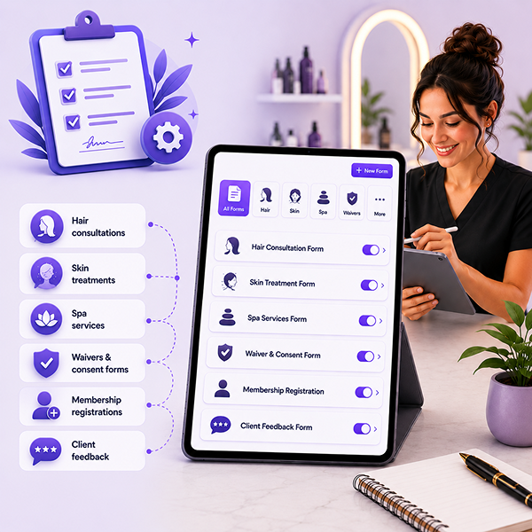Customizable Salon Forms