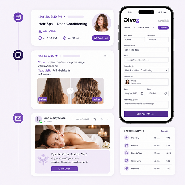 Online Booking Available Anytime