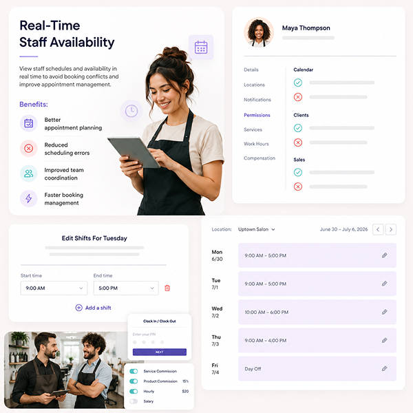 Real Time Staff Availability