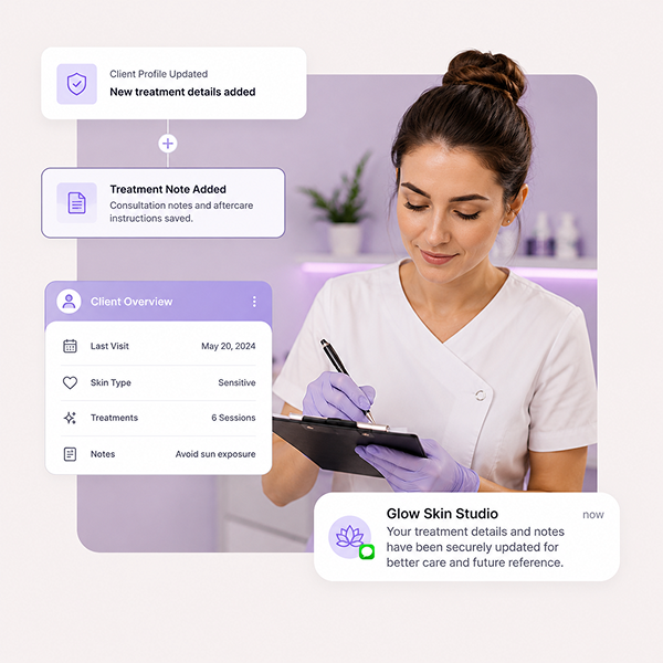 Secure Client Records Treatment Notes