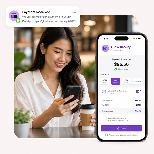 Simplify payments tipping and commission tracking
