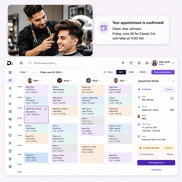 Smart Scheduling for Busy Barbershops